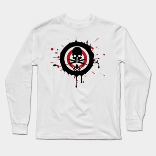 skull cross sword Long Sleeve T-Shirt